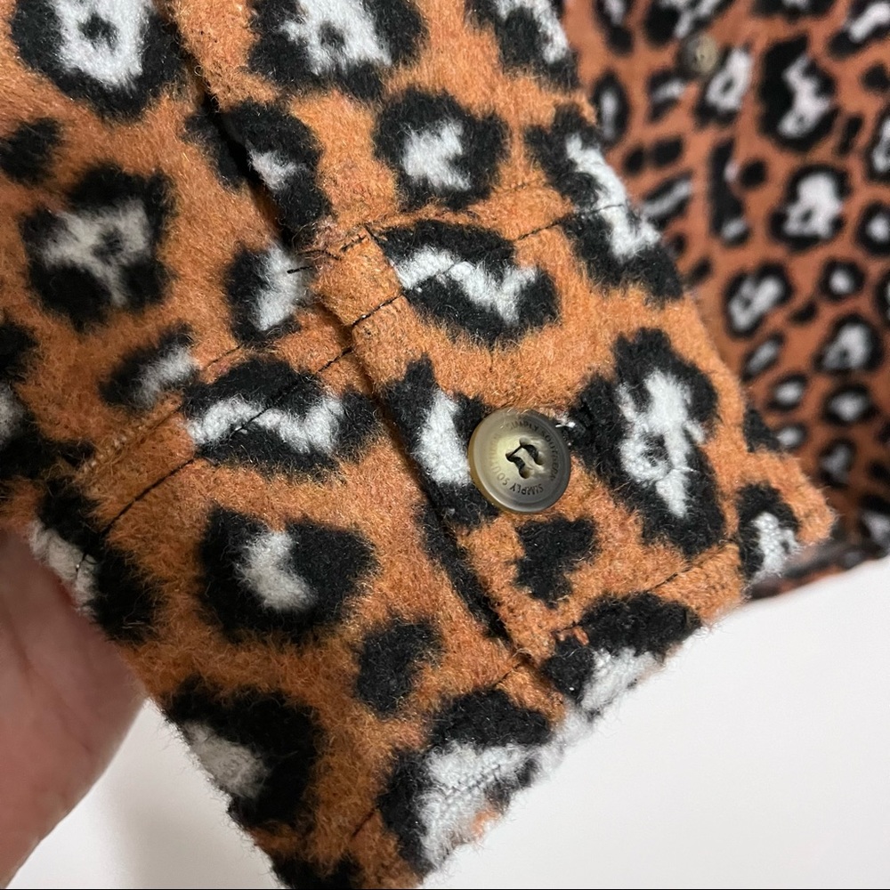 Simply Southern Leopard Cheetah Shacket - Picture 5 of 8